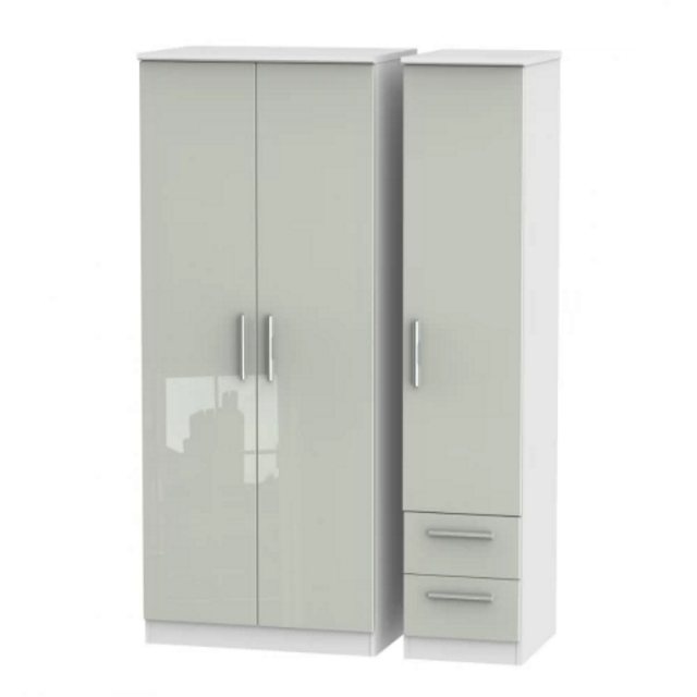 Welcome Furniture Welcome Furniture Knightsbridge Triple Wardrobe 2 Small Drawers