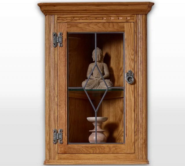 Wood Brothers Wood Bros Old Charm Hanging Corner Cabinet