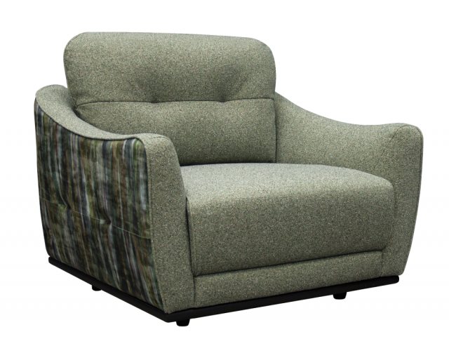 G Plan Vintage G Plan Vintage Albion Snuggler In Fabric B With Accent Fabric C