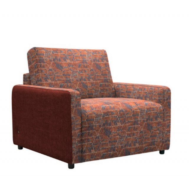 G Plan Vintage G Plan Vintage Morley Armchair In Fabric C With Accent Fabric B