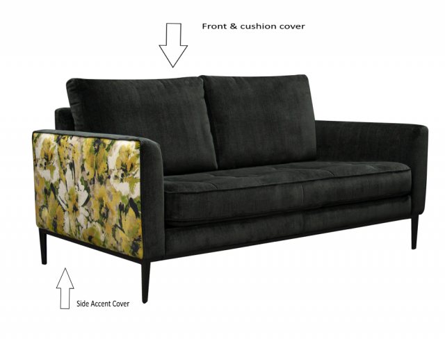 G Plan Vintage G Plan Vintage Ridley large Sofa In Fabric C With Accent Fabric B