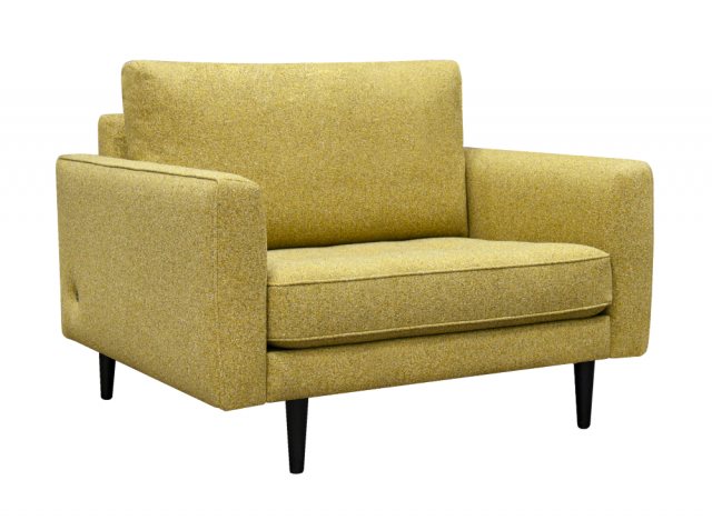 G Plan Vintage G Plan Vintage Ridley Snuggler In Fabric B With Accent Fabric C