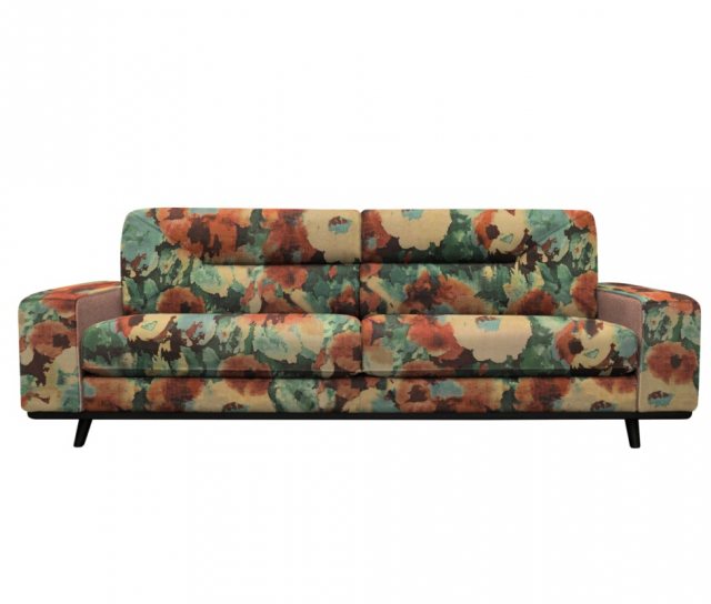 G Plan Vintage G Plan Vintage Stamford 4 Seater Sofa In Fabric C With Accent Fabric