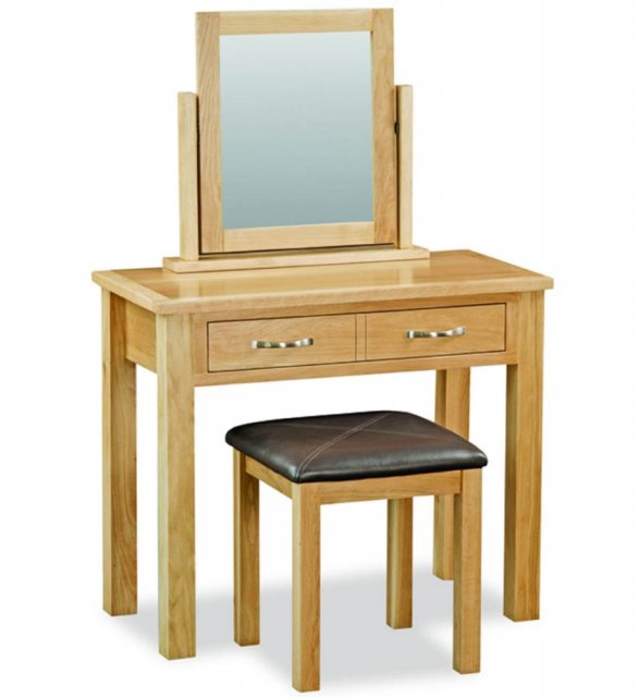 Global Home Global Home New Trinity Oak Dressing Table Set