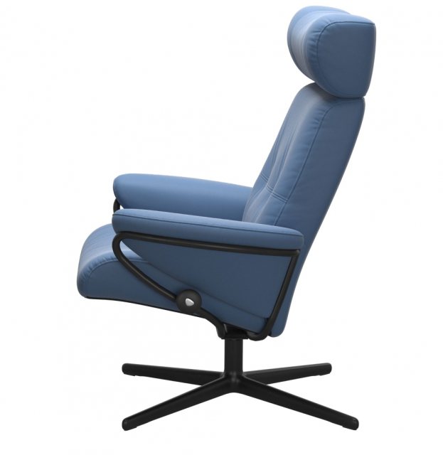 Stressless Stressless Berlin Recliner Chair With Adjustable Headrest (Cross Base)