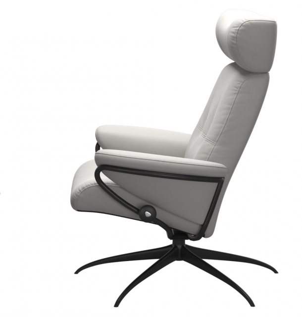 Stressless Stressless Berlin Recliner Chair With Adjustable Headrest (Star Base)