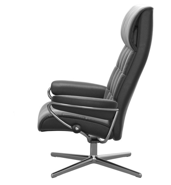 Stressless London Recliner Chair With Highback (Cross Base) Recliners Hafren Furnishers