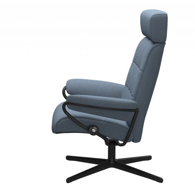 Stressless Stressless London Recliner Chair With Adjustable Headrest (Cross Base)