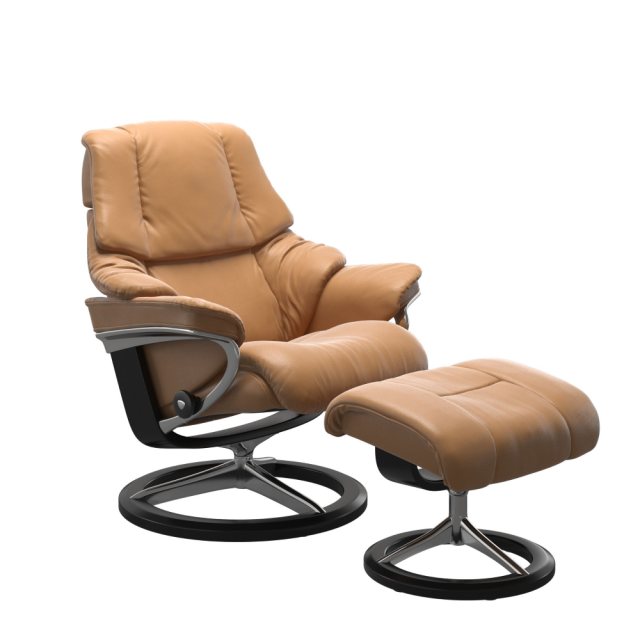 Stressless Stressless Reno Recliner Chair & Footstool (Signature Base)