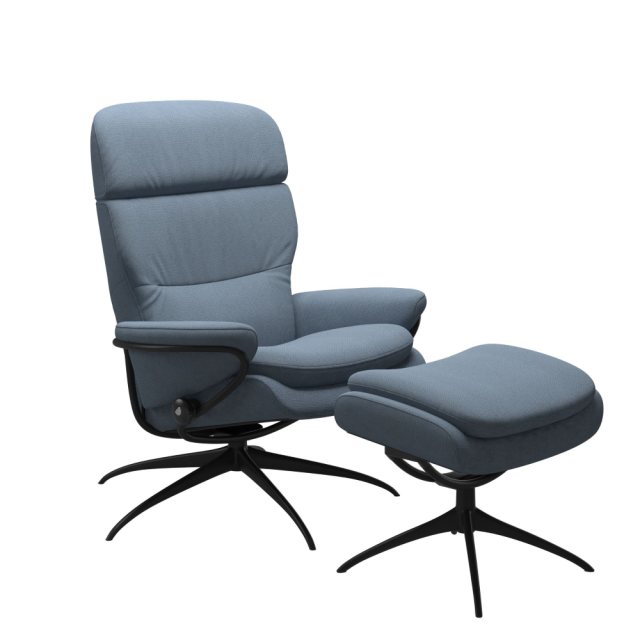 Stressless Stressless Rome Recliner Chair With Headrest & Footrest (Star Base)