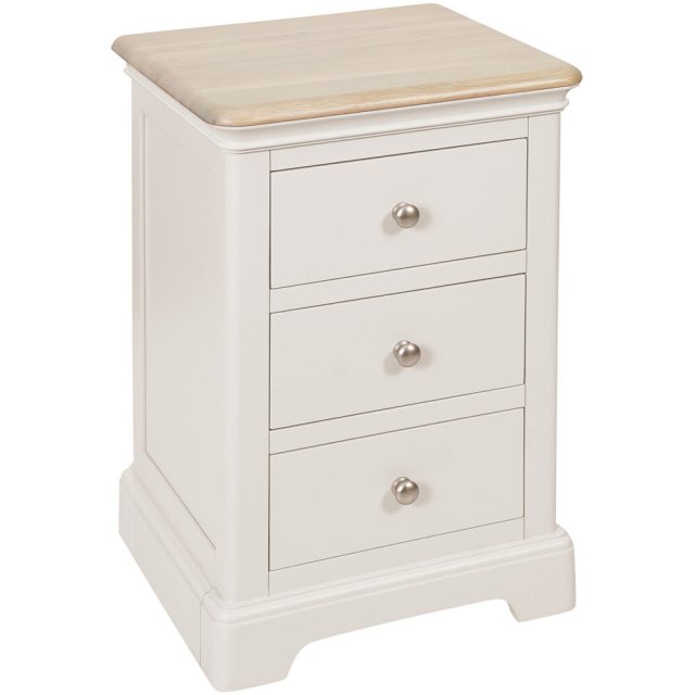 Devonshire Living Devonshire Lydford Painted 3 Drawer Bedside Chest