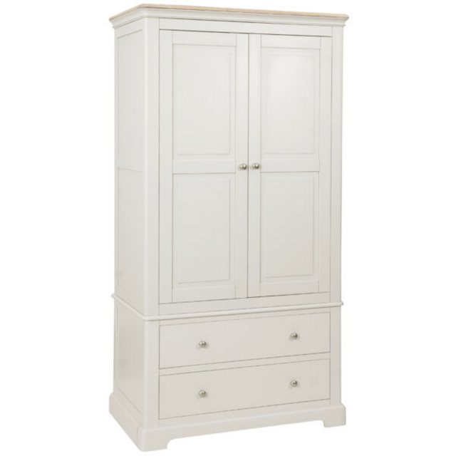 Devonshire Living Devonshire Lydford Painted 2 Drawer Gents Double Wardrobe