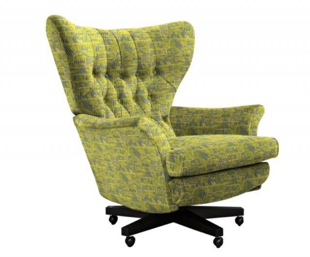 G Plan Vintage Broadway Full Cover Swivel Chair Chairs Hafren Furnishers