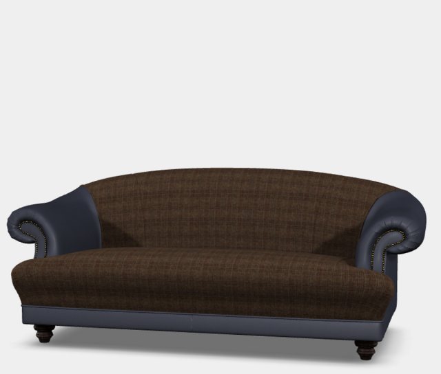 Tetrad Tetrad Taransay Harris Tweed & Leather Midi Sofa