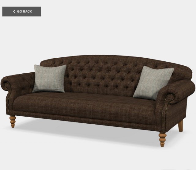 Tetrad Tetrad Arbroath 4 Seater Sofa In Harris Tweed