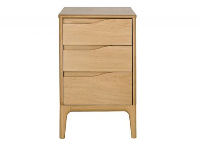 Ercol Ercol Rimini Bedroom Compact 3 Drawer Bedside Cabinet