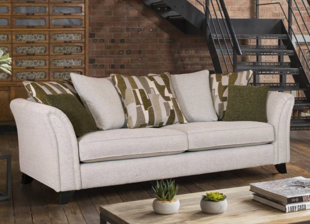 Alstons Alstons Emelia 4 Seater Pillow Back Sofa