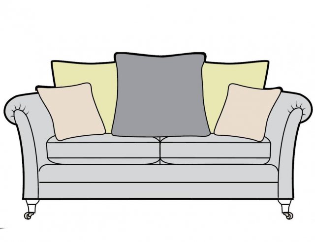 Alstons Alstons Lowry 2 Seater Pillow Back Sofa