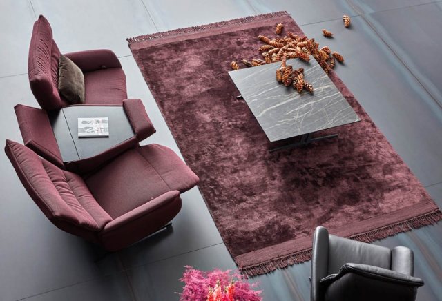 Himolla Azure Seater Curved Electric Recliner Sofa (4080