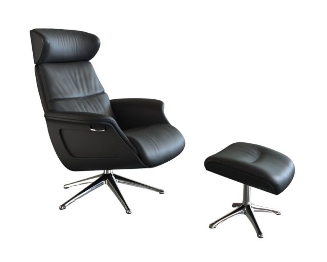 FlexLux Flexlux Clement Chair & Footstool