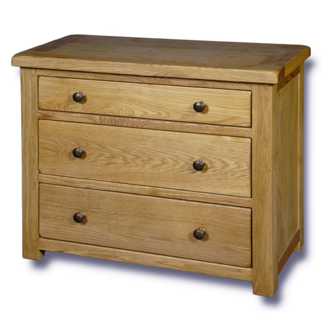 Real Wood Real Wood Manhattan 3 Drawer Chest