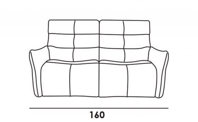 Italia Living Italia Living Nuvola 2 Seater Loveseat