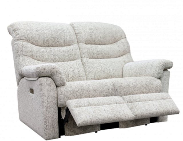 G Plan G Plan Ledbury 2 Seater Sofa Powered Double Recliner With Headrest & Lumbar