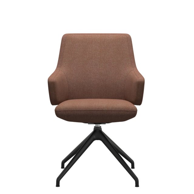 Stressless Stressless Vanilla Low Back Dining Chair With Arms D350 Leg