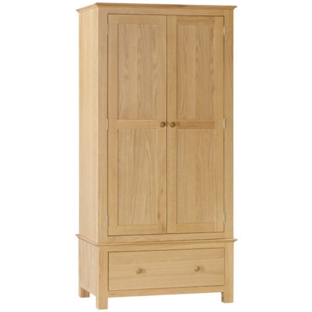 Devonshire Living Devonshire Moreton Double Wardrobe With One Drawer