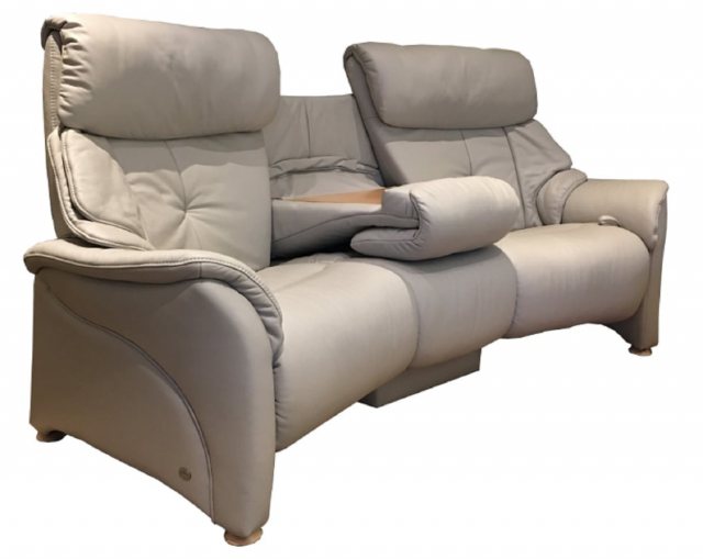 Himolla Himolla Chester 3 Seater Trapezodial Powered Reclining Sofa With Retracting Table(4247)