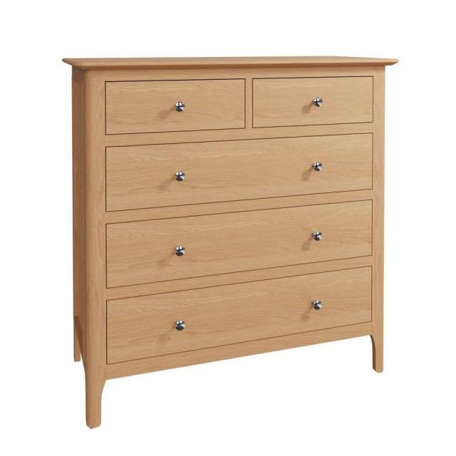 Hafren Collection Hafren Collection KNT Bedroom Jumbo 2 Over 3 Drawer Chest