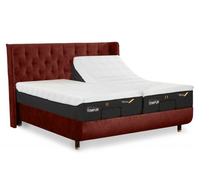 Tempur Tempur Arc Adjustable Disc Bedframe With Luxury Headboard