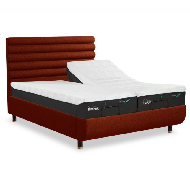 Tempur Ergo Smart Base Bed With Vectra Headboard - Bedframes