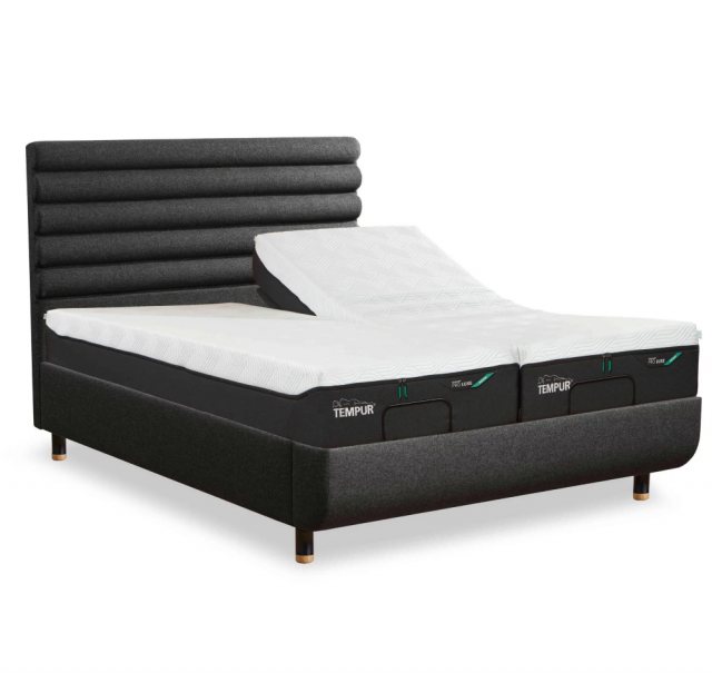Tempur Ergo Smart Base Bed With Vectra Headboard - Bedframes