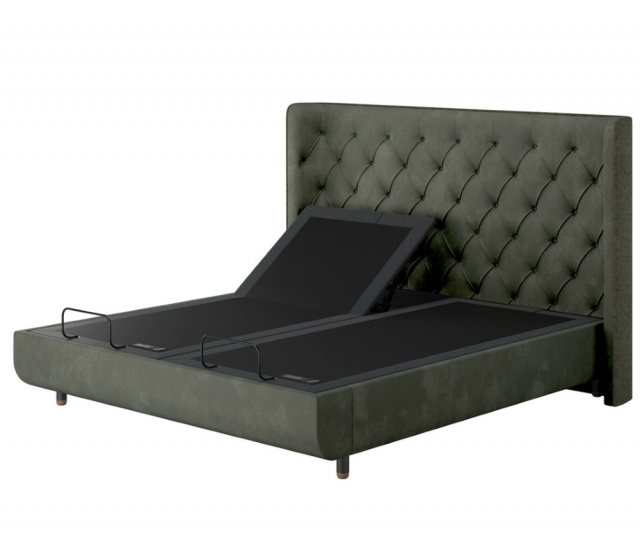 Tempur Ergo Smart Base Bed With Luxury Headboard - Bedframes