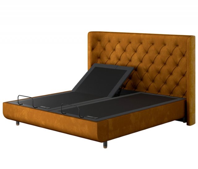 Tempur Ergo Smart Base Bed With Luxury Headboard - Bedframes