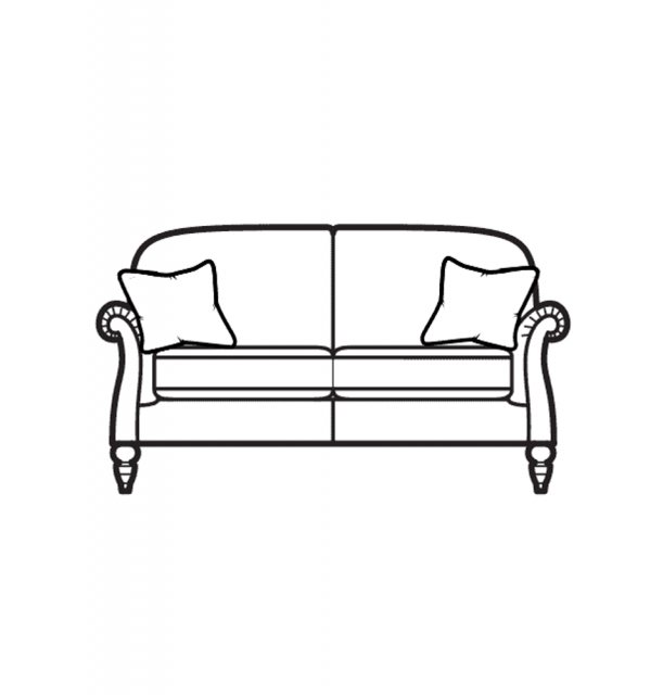 Parker Knoll Parker Knoll Eastbury 2 Seater Formal Back Sofa