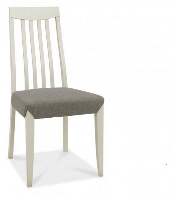 Bentley Designs Bentley Designs Bergen Grey Washed Oak & Soft Grey Slat Back Dining Chair
