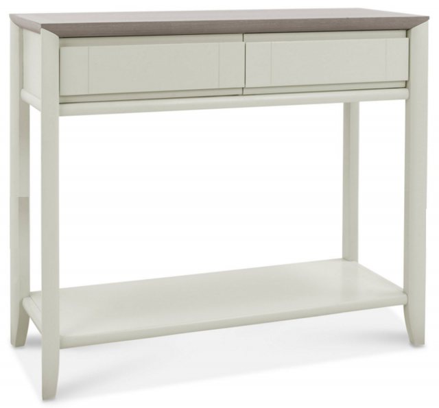 Bentley Designs Bentley Designs Bergen Grey Washed Oak & Soft Grey Console Table With Drawer