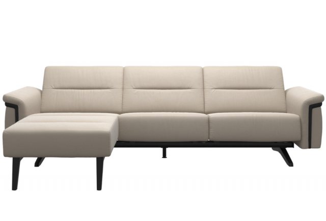 Stressless Stressless Stella 2 Seater With Wood Inlay & Longseat
