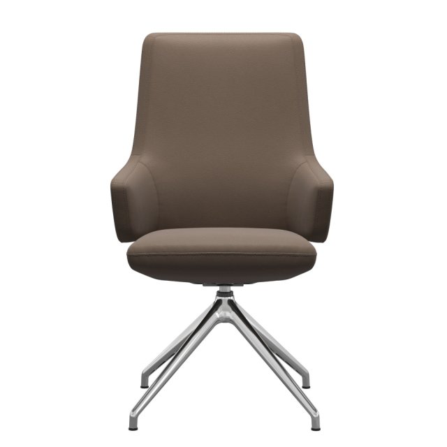 Stressless Stressless Vanilla High Back Dining Chair D350 Leg With Arms