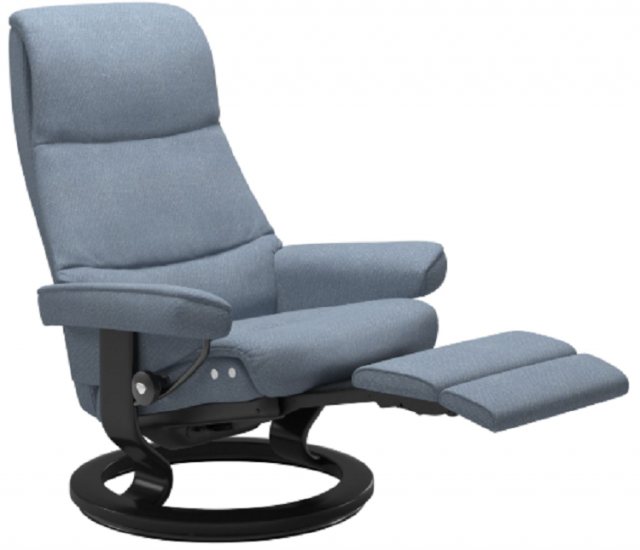 Stressless Stressless View Recliner Chair With Power Leg & Back
