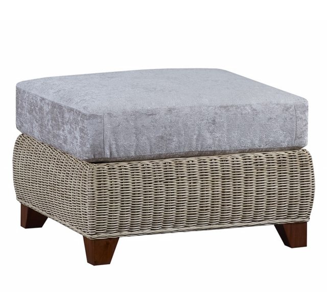 The Cane Industries The Cane Industries Della Grand Footstool With Storage