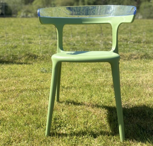 HND Hafren Collection Clear Plastic Stacking Chair