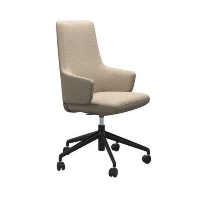 Stressless Stressless Vanilla High Back Office Chair With Arms