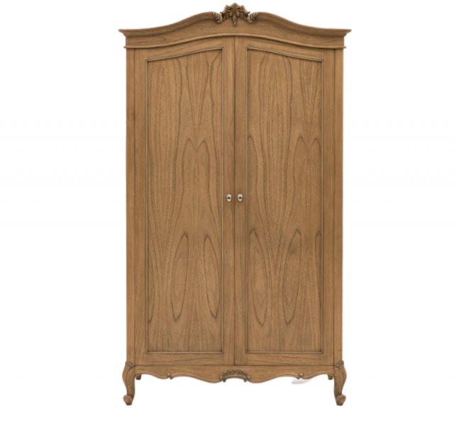 Gallery Direct Gallery Direct Chic 2 Drawer Wardrobe Weathered