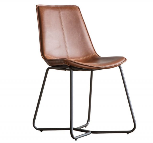 Gallery Direct Gallery Direct Hawking Dining Chair PU Leather