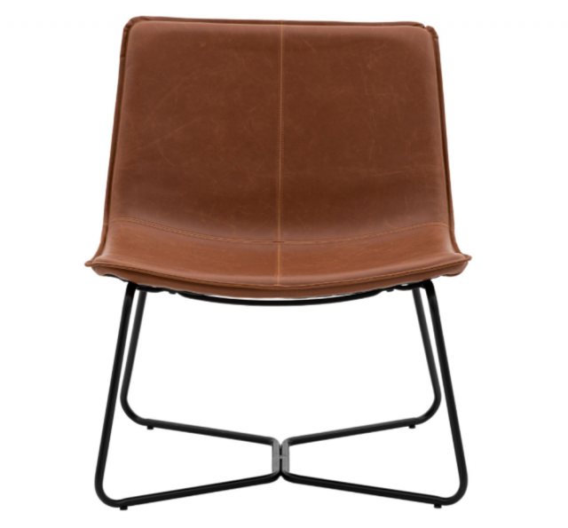 Gallery Direct Gallery Direct Hawking Lounge Chair PU Leather