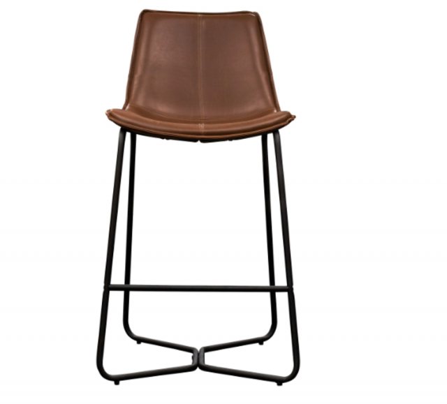 Gallery Direct Gallery Direct Hawking Stool PU Leather