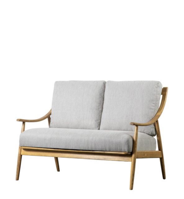 Gallery Direct Gallery Direct Reliant 2 Seater Sofa Dark Natural Linen